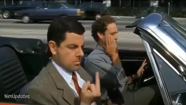 Mr.Bean funny middle finger status