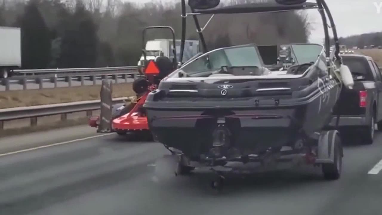 Insane Boat Strapping Fails and Unbelievable Prop Mishap - Intense dashcam Action!