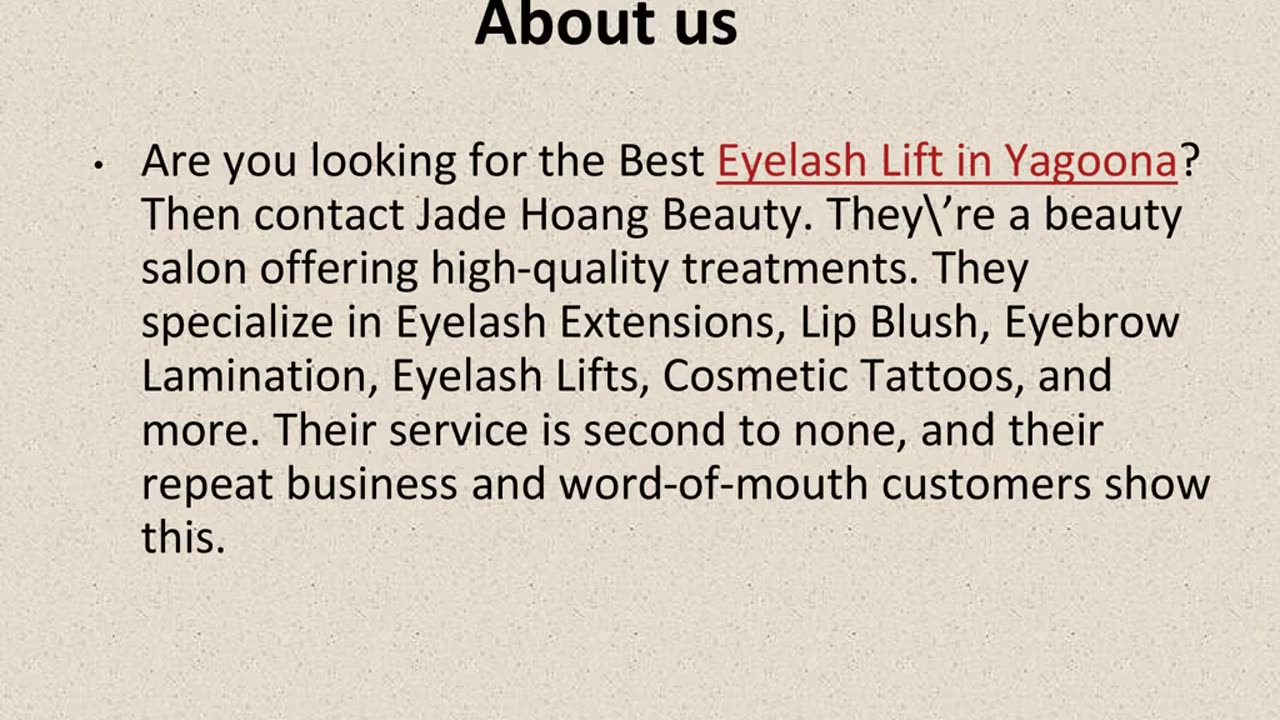 Best Eyelash Lift in Yagoona.