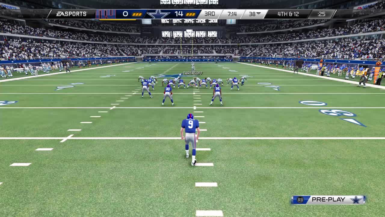 Madden 25 Coach Mode Cowboys vs Giants 2nd Half