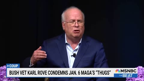 Garbage RINO Traitor, Karl Rove, Thinks Jan 6 "Thugs" Should Stay in Prison...FOREVER?