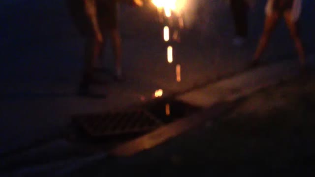 Teens let off fireworks unexpectedly