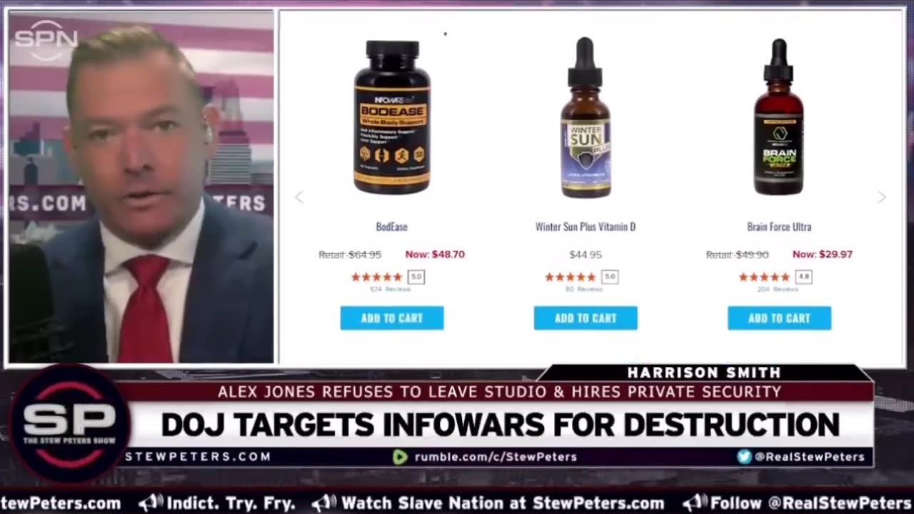 Stew Peters’s Network take on Infowars Shutdown/bA