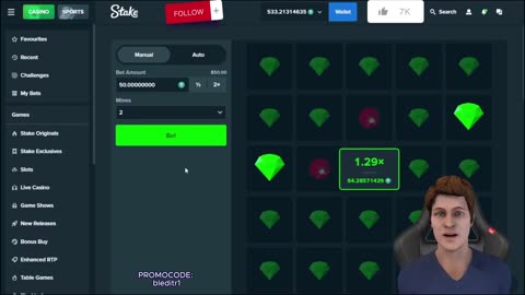 Online Casino Challenge from $50 to $3,000 | Mines | Stake - STAKEKOSOVA