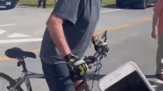 Joe biden fall from cycle