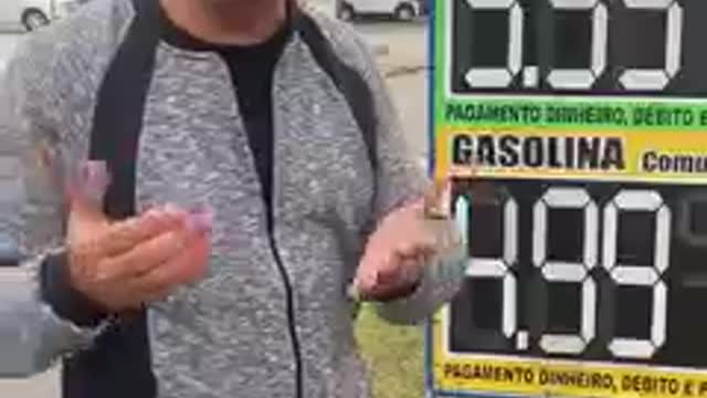 gasolina estava a quase R$ 10,00, agora já encontro a R$ 4,99