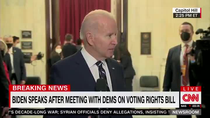 Biden Is Not Sure He Can Pass Agenda