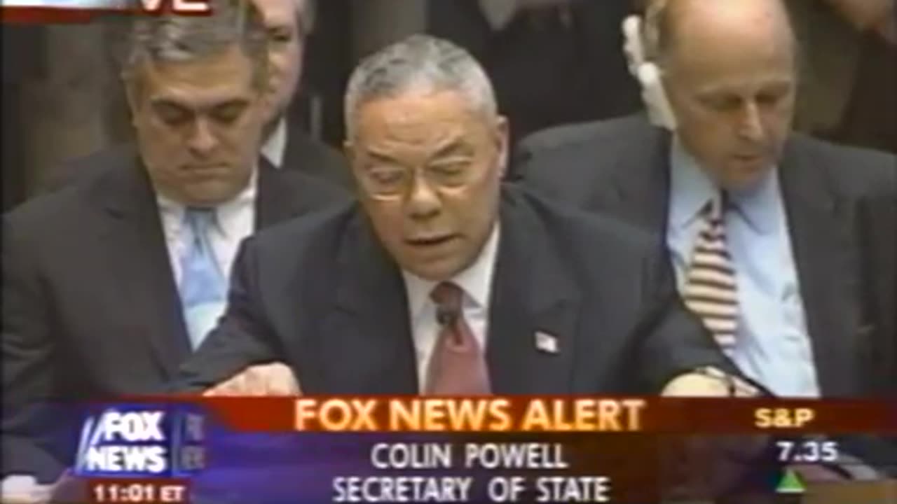 Colin Powell Speech To The United Nations Regarding Iraq WMD