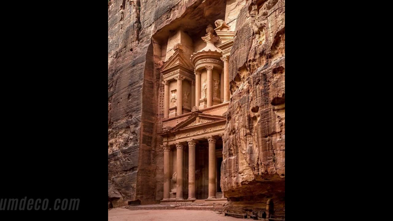 The ancient ruins of petra