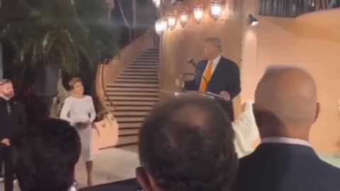 PRESIDENT TRUMP - President Trump speaking last week at a