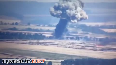 The tank of the occupiers demolishes the turret after contact with the soldiers of the Armed Forces