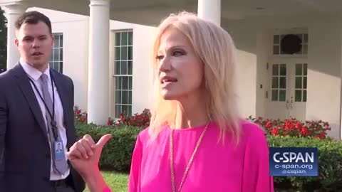 Conway: "Why is everybody so obsessed with the President of the United States."