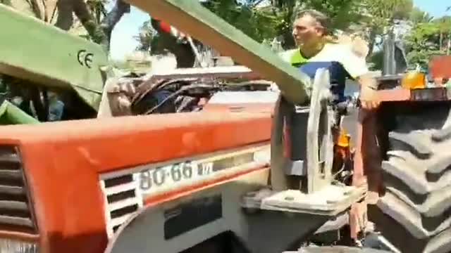 Italian Farmers Protesting