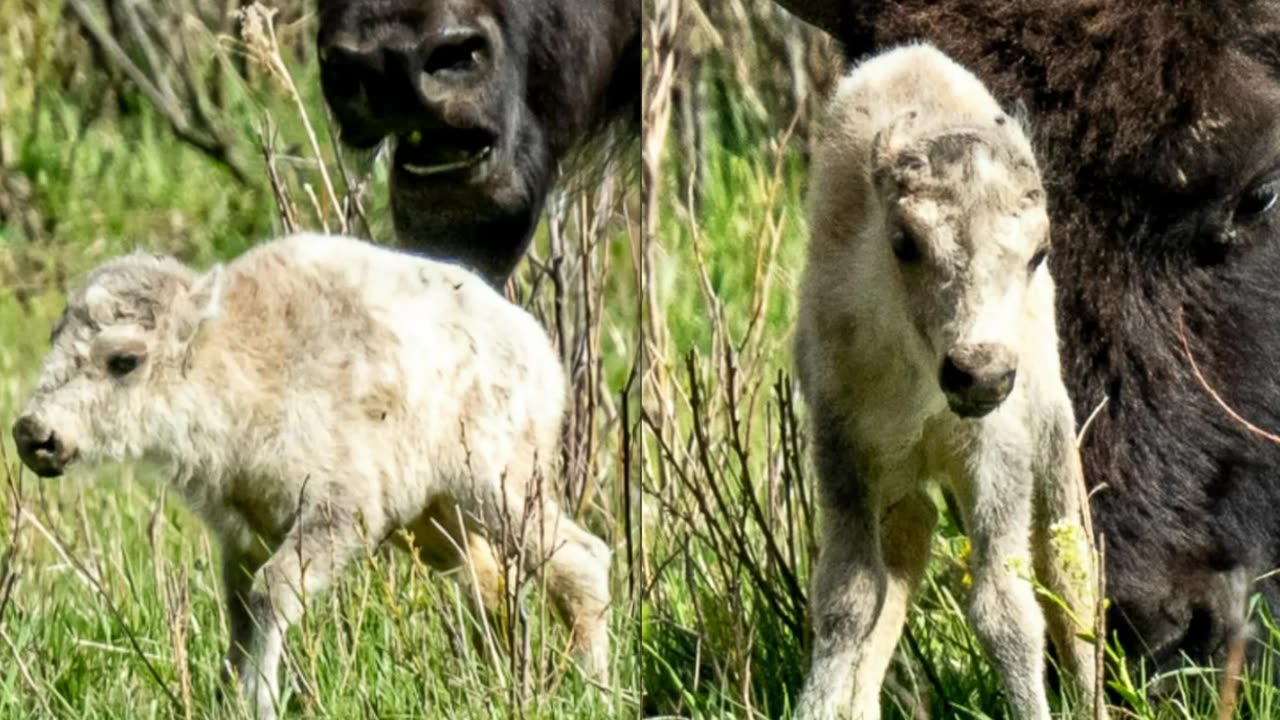 Prophecy Fulfilled! Rare White Buffalo Born In Yellowstone Serves As "Warning & Blessing"