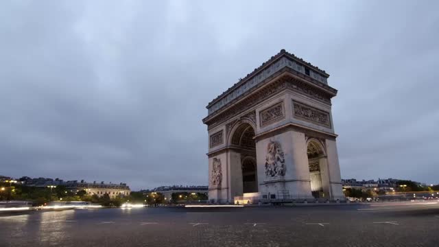 Arc de Triomphe in Paris - France