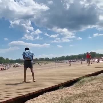 Man At Woodbine Beach Part 3