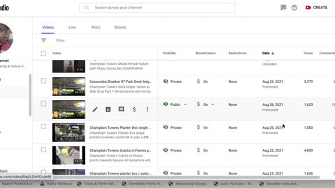 Shadow Banning proof showing TWO DAYS bounced INTO PRIVATE