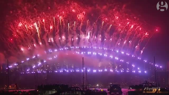 Australia and New Zealand welcome 2018 with huge firework displays