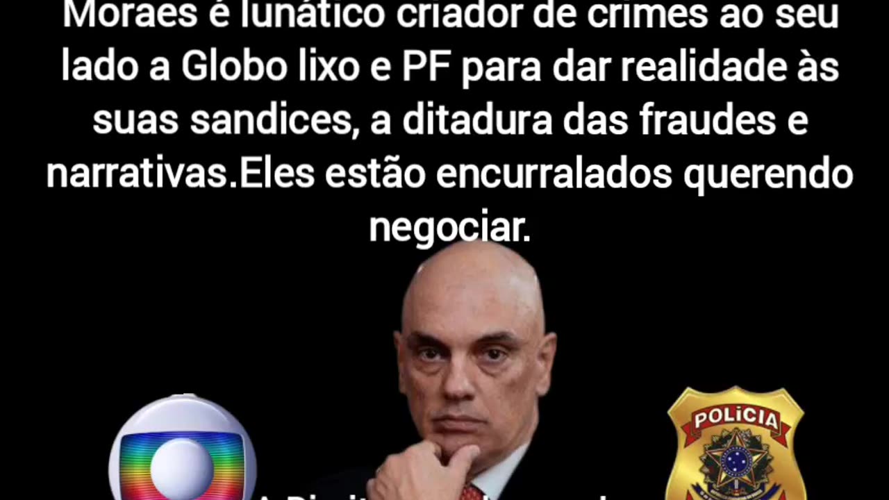 Um criminoso no STF o Alexandre nazista de Moraes.