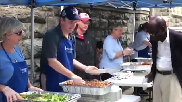 Kavanaugh spotted feeding homeless in Washington, D.C.