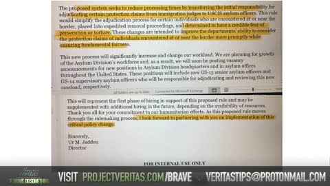 BREAKING: DHS Insider Who Exposed ‘Reasonable Fear’ Migrant Asylum Loophole GOES PUBLIC!