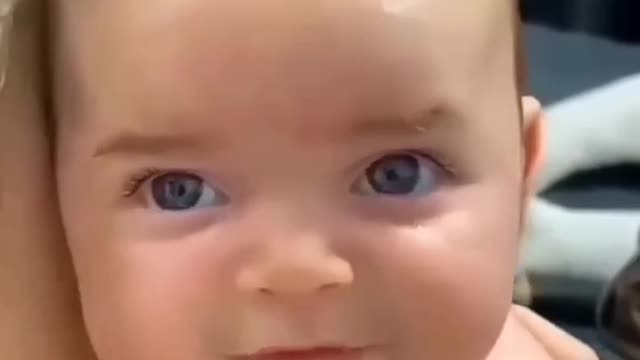 Cute baby smile