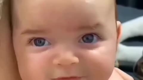 Cute baby smile