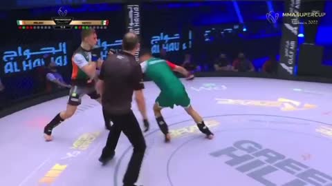 MMA Fighter Brutally KNOCKS OUT Referee With Botched Rolling Thunder Kick