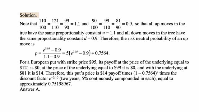 Exam IFM exercise for June 7, 2021