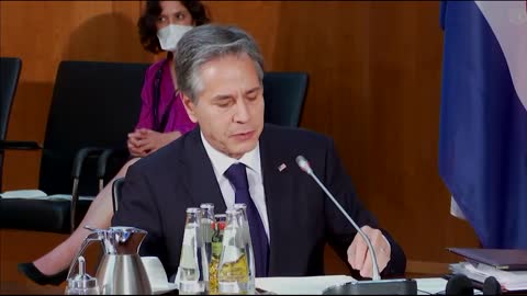 Secretary Blinken participates in a Food Ministerial Plenary Session in Berlin, Germany