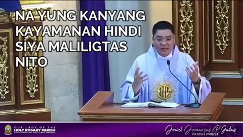 Filipino sermon Sunday Mass