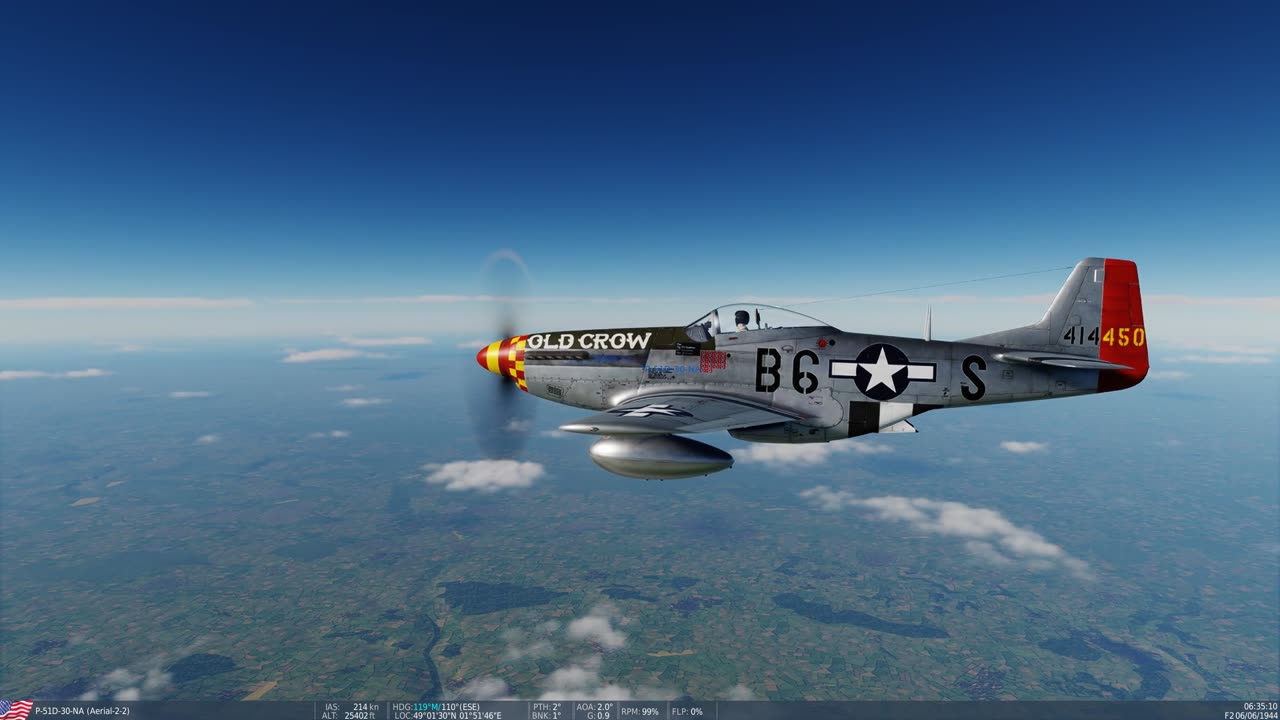 Escorting B-17s to the target DCS 2.9.8