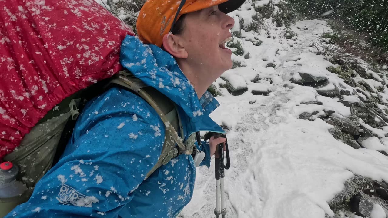 We investigate the Wonderland Trail to the Rampart Ridge Trail. Blizzard!