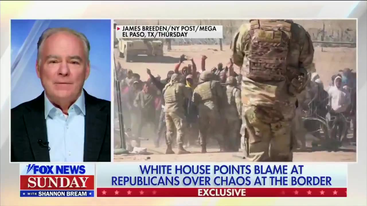 Sen. Tim Kaine: "I don't think it's an invasion."