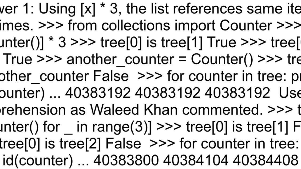 Python list simultaneous update