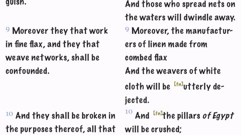 The fishers also shall mourn Isaiah 19