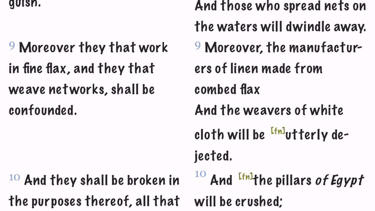 The fishers also shall mourn Isaiah 19