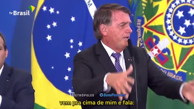 Deixa eu morrer, diz Bolsonaro sobre não querer tomar vacina