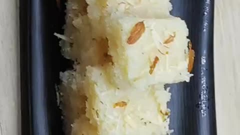 Fresh coconut burgi recipe