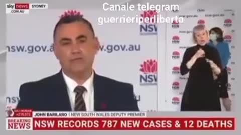 Australia, vicepremier John Barilaro: Non vaccinati perderanno la libertà.