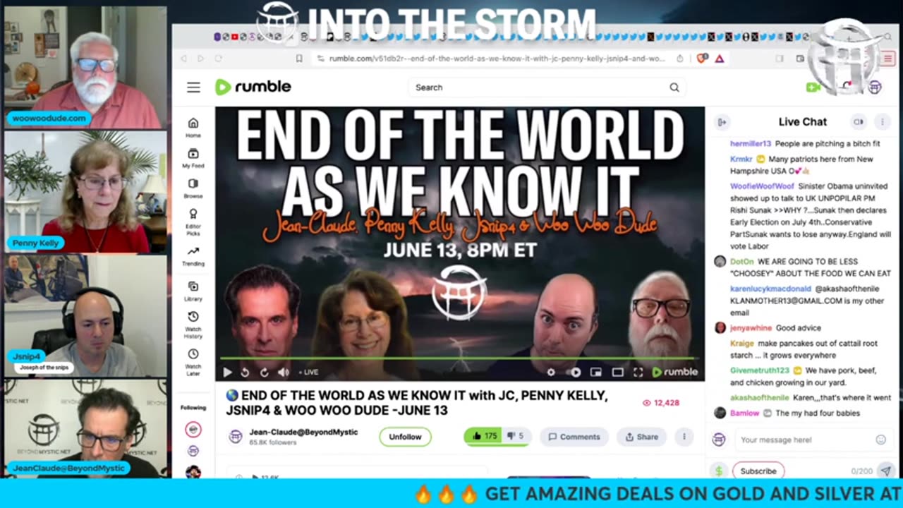 🌎 END OF THE WORLD AS WE KNOW IT with JC, PENNY KELLY, JSNIP4 & WOO WOO DUDE -JUNE 13