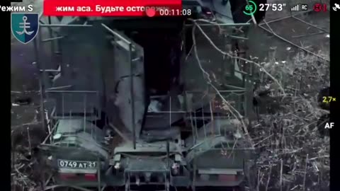 ✊🔥 Ukrainian "Stugna-P" destroys a Russian "Akhmat" armored vehicle with