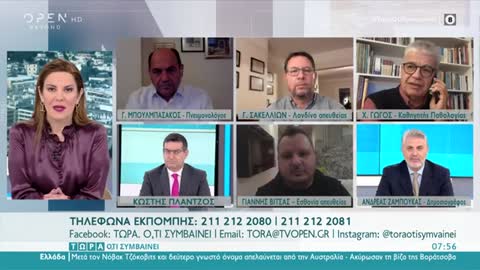 Χ. Γώγος Η όμικρον οδηγεί πολύ σπάνια σε σοβαρή νόσηση
