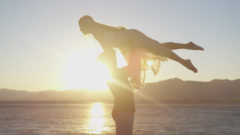 couple at sunset