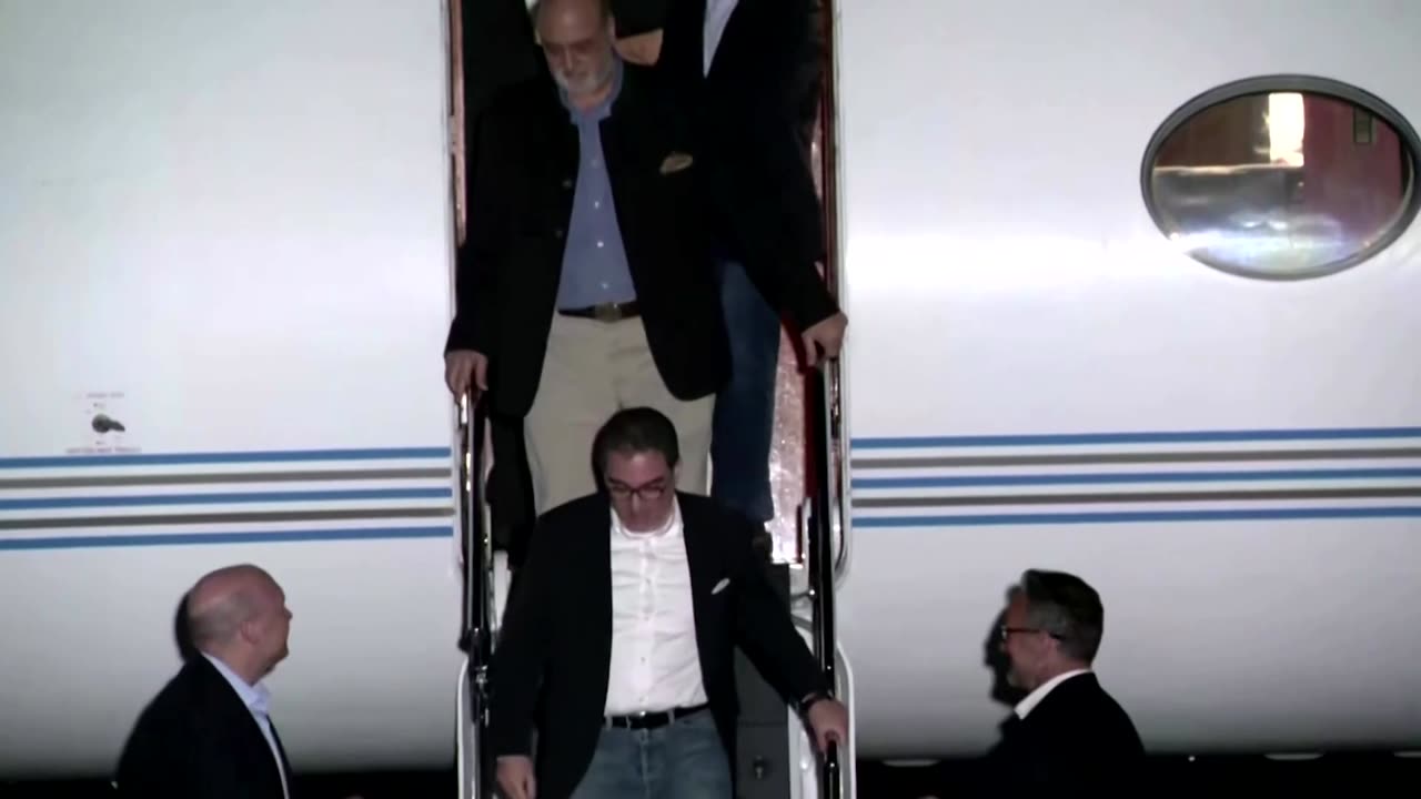 American prisoners freed by Iran arrive in US