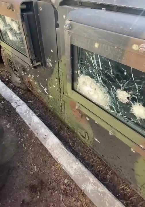 US Humvee Protected Ukraine Soldiers