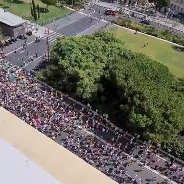 31 luglio 2021 - NIZZA: marea umana. La stessa che faremo quando marceremo su Roma