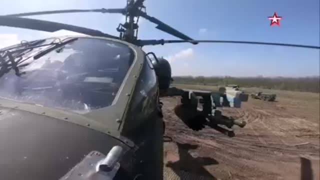 Ukraine War - The crews perform tasks of escorting columns