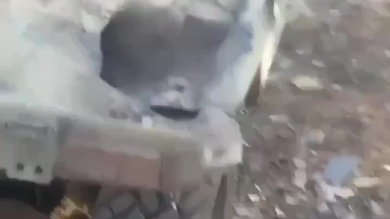 Kryna The occupier shows the destruction of two Chinese all-terrain vehicles
