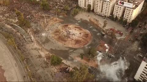 Una plaza donde buscar la "dignidad" para Chile